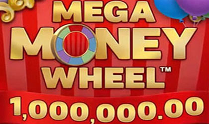 150 tours sur Mega Money Wheel et 1 million à gagner